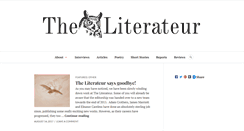 Desktop Screenshot of literateur.com