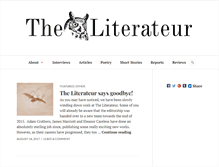 Tablet Screenshot of literateur.com